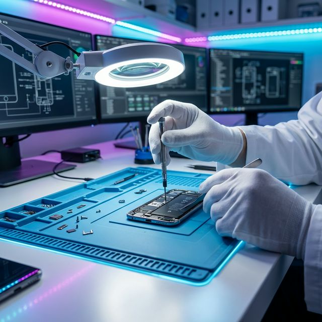 Réparateur de smartphones